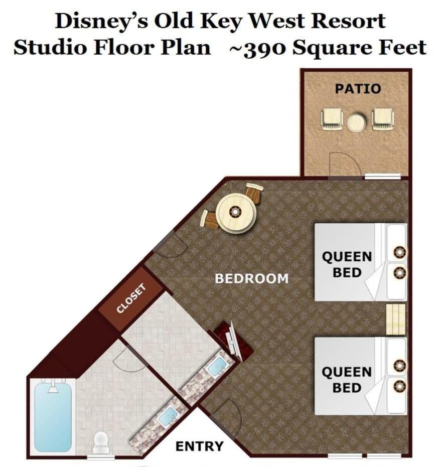 Disney'S Key West Resort Studio Room Sleeps 4 올랜도 외부 사진